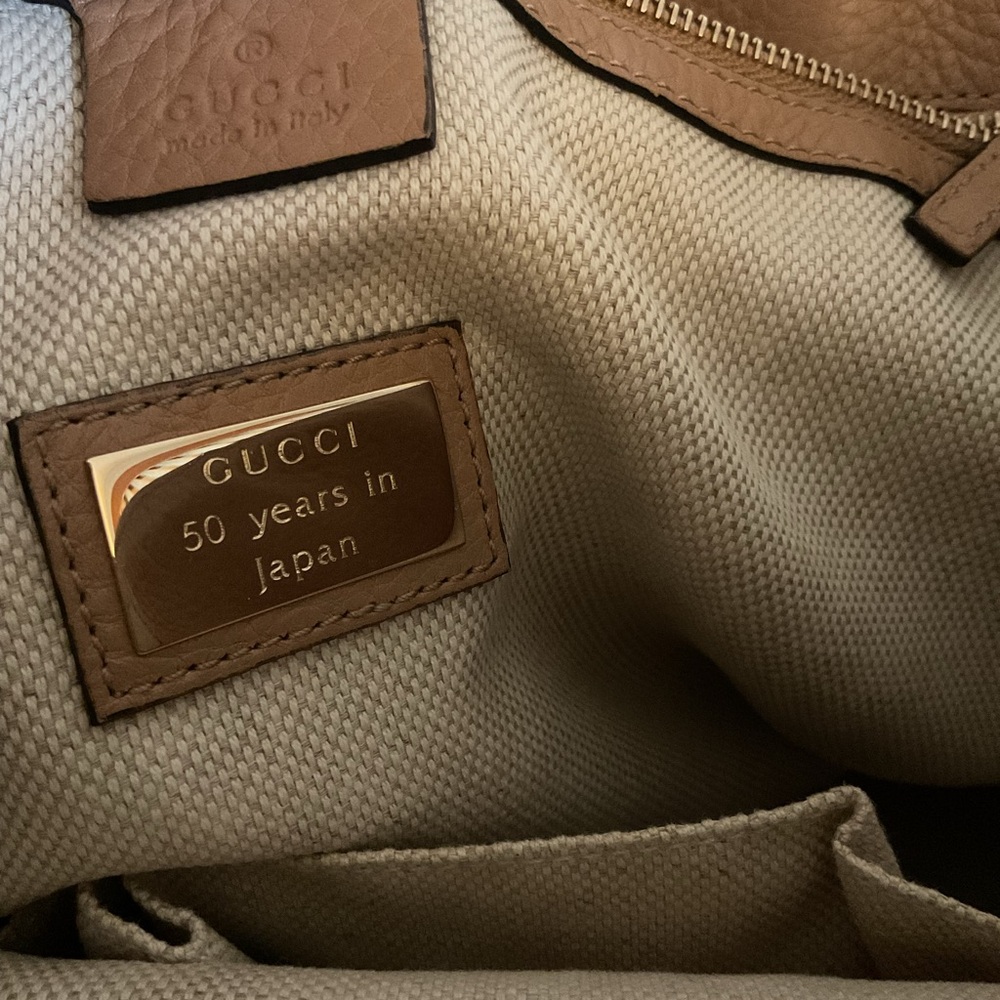 Gucci Floral Canvas Tote with Pink, Blue, Purple, Green, Yellow Accents - Picture 3 of 16